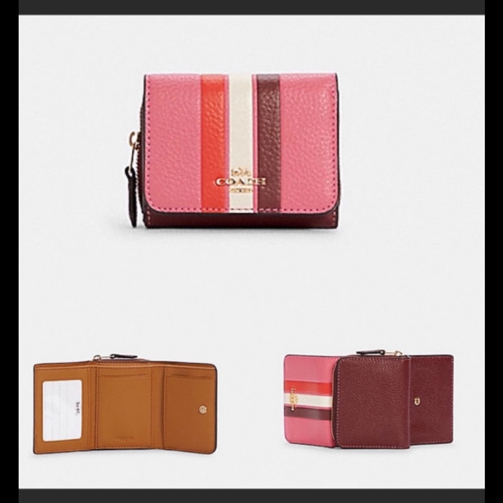New Coach Rowan Satchel In Colorblock and Wallet - Picture 14 of 15